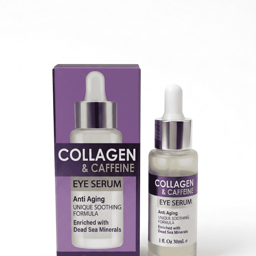 COLLAGEN &CAFFEINE EYE SERUM ANTI AGING unique Soothing Formula