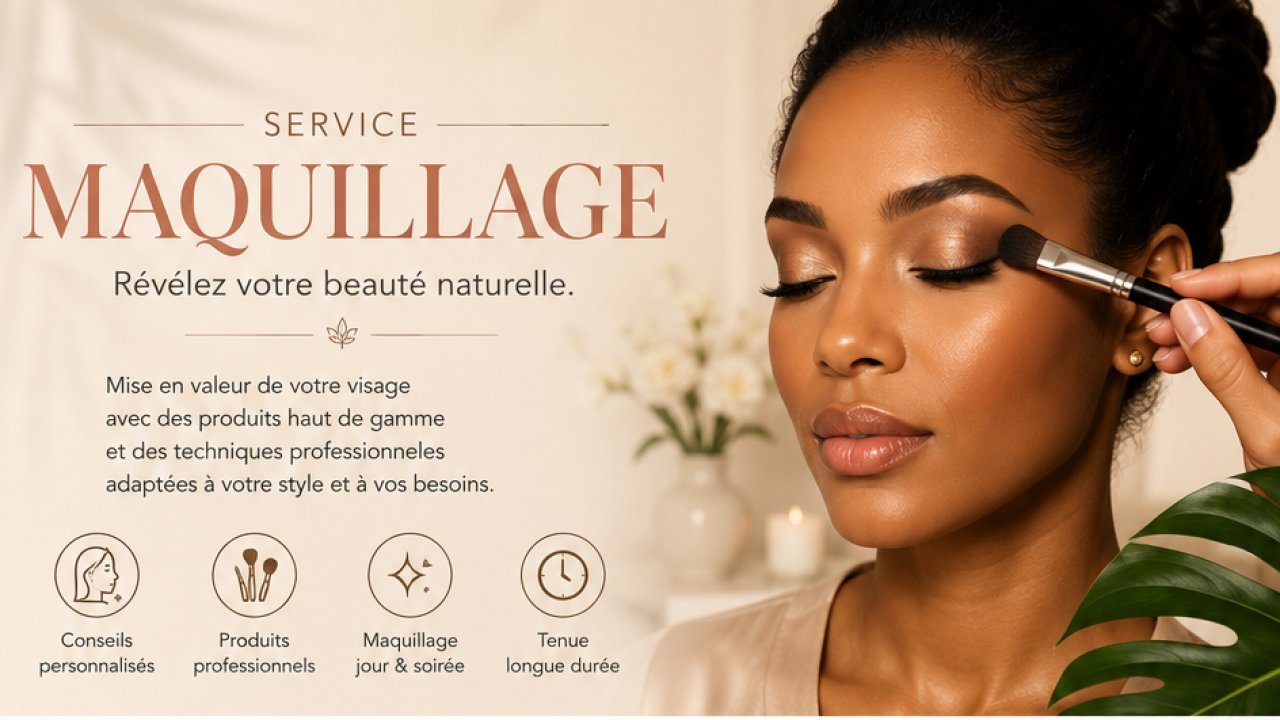 Maquillage professionnel adapté à votre beauté